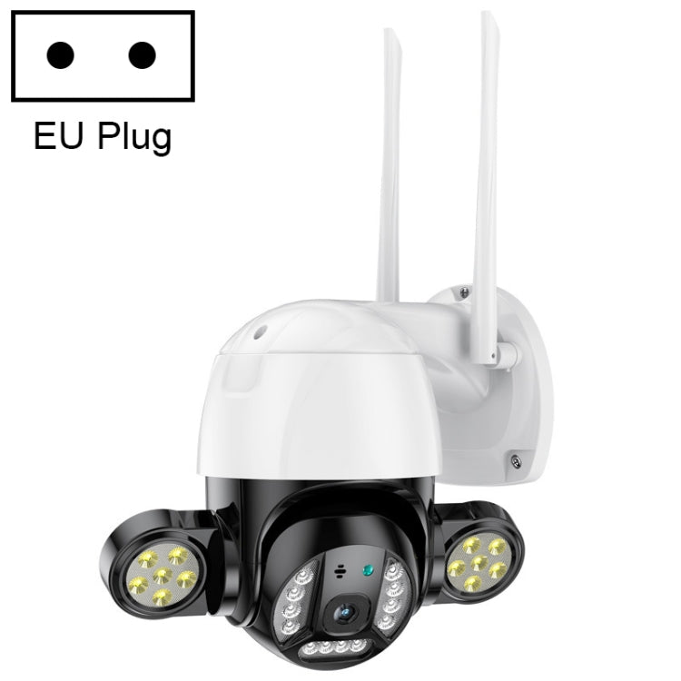 QX55 3.0 Million Pixels IP65 Waterproof 2.4G Wireless IP Camera, Support Motion Detection & Two-way Audio & Night Vision & TF Card, EU Plug, QX55 QX55 3.0 Million Pixels IP65 Waterproof 2.4G Wireless IP Camera, Support Motion Detection & Two-way Audio & Night Vision & TF Card, EU Plug, QX55